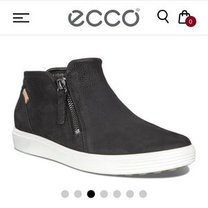 Ecco soft 7 zip low bootie sneaker, 7